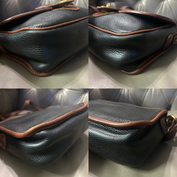 COACH Vintage Sheridan Mayfield Bag in Black & Tan USA US 4224 VTG Crossbody - Picture 12 of 16